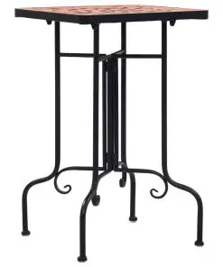 vidaXL Mosaic Side Table Terracotta Ceramic