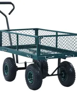 vidaXL Garden Hand Trolley Green 250 kg
