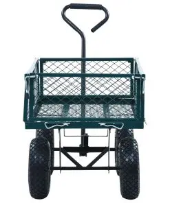 vidaXL Garden Hand Trolley Green 250 kg