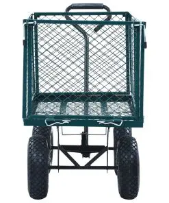 vidaXL Garden Hand Trolley Green 350 kg