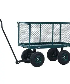vidaXL Garden Hand Trolley Green 350 kg