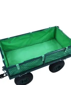 vidaXL Garden Cart Liner Green Fabric