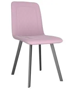 vidaXL Dining Chairs 2 pcs Pink Velvet