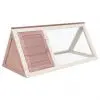 vidaXL Animal Rabbit Cage Brown Wood