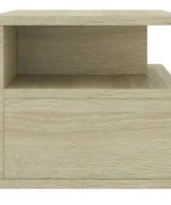 vidaXL Floating Nightstands 2 pcs Sonoma Oak 40x31x27 cm Chipboard