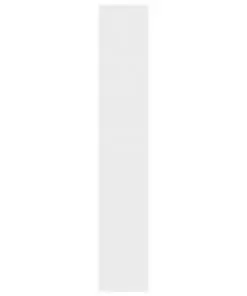 vidaXL CD Cabinet White 21x16x93.5 cm Chipboard