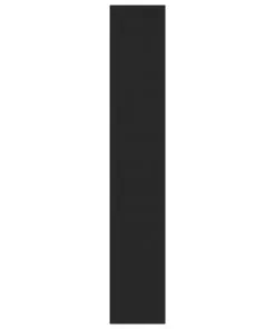 vidaXL CD Cabinet Black 21x16x93.5 cm Chipboard