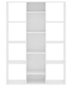 vidaXL Room Divider/Book Cabinet White 100x24x140 cm Chipboard