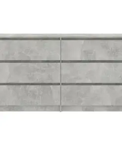 vidaXL Sideboard Concrete Grey 140x35x76 cm Chipboard