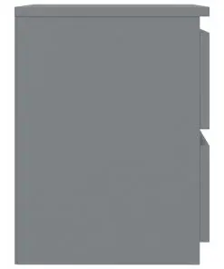 vidaXL Bedside Cabinets 2 pcs Grey 30x30x40 cm Chipboard