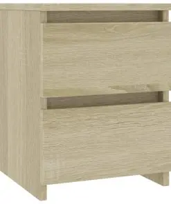 vidaXL Bedside Cabinet Sonoma Oak 30x30x40 cm Chipboard