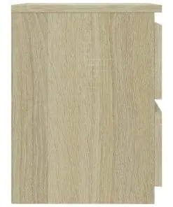 vidaXL Bedside Cabinet Sonoma Oak 30x30x40 cm Chipboard