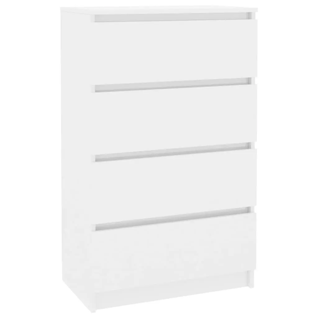 vidaXL Sideboard High Gloss White 60x35x98,5 cm Chipboard
