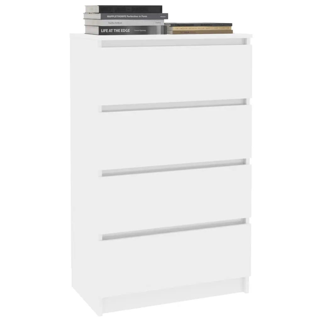 vidaXL Sideboard High Gloss White 60x35x98,5 cm Chipboard