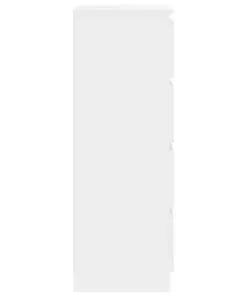 vidaXL Sideboard High Gloss White 60x35x98,5 cm Chipboard