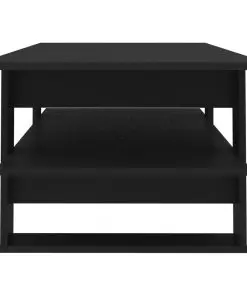 vidaXL Coffee Table Black 110x55x42 cm Chipboard