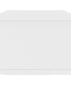 vidaXL Wall-mounted Drawer Shelf White 60x26x18.5 cm Chipboard