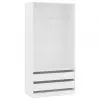 vidaXL Wardrobe White 100x50x200 cm Chipboard