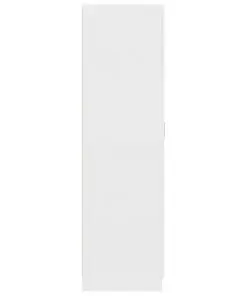 vidaXL Wardrobe White 80x52x180 cm Chipboard