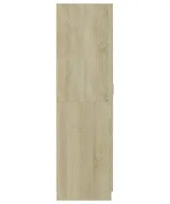 vidaXL Wardrobe Sonoma Oak 80x52x180 cm Chipboard