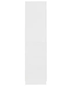 vidaXL Wardrobe White 90x52x200 cm Chipboard