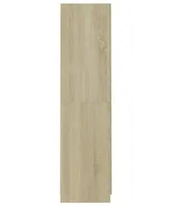 vidaXL Wardrobe Sonoma Oak 90x52x200 cm Chipboard