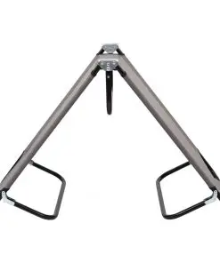 vidaXL Folding Sun Lounger Grey Steel
