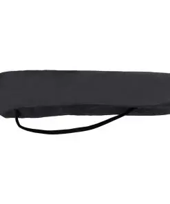 vidaXL Folding Sun Lounger Grey Steel