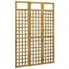 vidaXL 3-Panel Room Divider/Trellis Solid Acacia Wood 120×170 cm