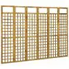 vidaXL 6-Panel Room Divider/Trellis Solid Acacia Wood 240×170 cm
