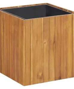 vidaXL Garden Planter Pot 43.5×43.5×44 cm Solid Acacia Wood
