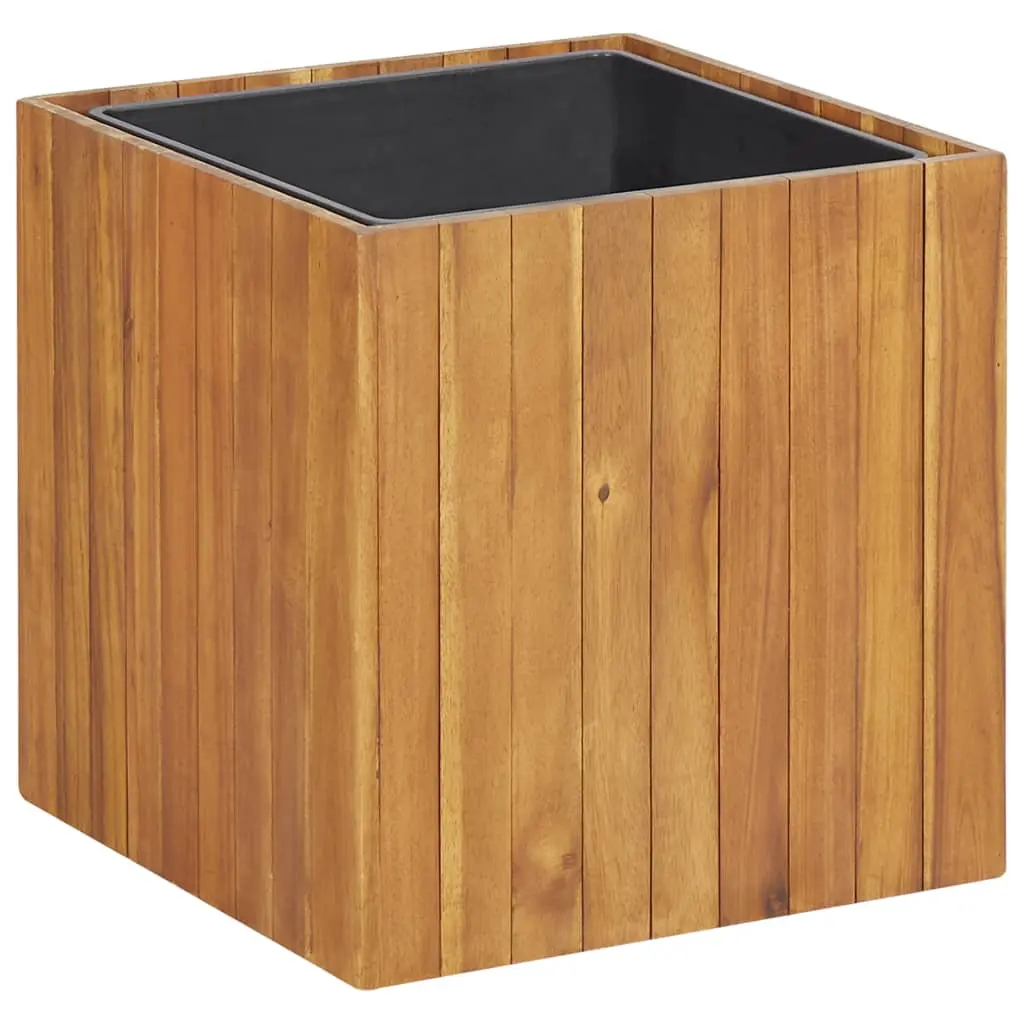 vidaXL Garden Planter Pot 43.5×43.5×44 cm Solid Acacia Wood