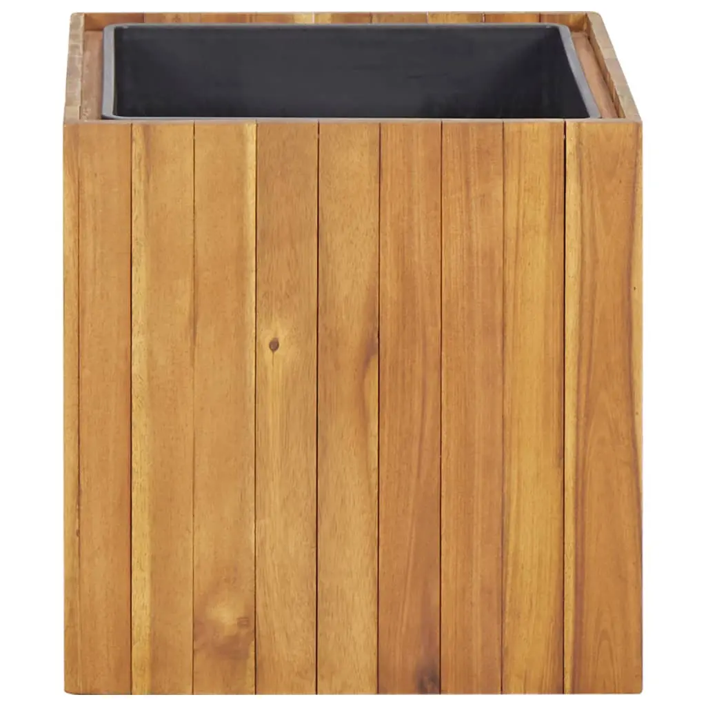 vidaXL Garden Planter Pot 43.5×43.5×44 cm Solid Acacia Wood