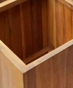 vidaXL Garden Planter 43.5×43.5×90 cm Solid Acacia Wood