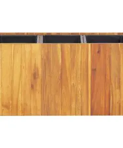 vidaXL Garden Planter with 3 Pots Solid Acacia Wood