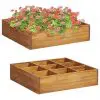 vidaXL Herb Garden Raised Bed Solid Acacia Wood 60x60x15 cm vidaXL Herb Garden Raised Bed Solid Acacia Wood 60x60x15 cm