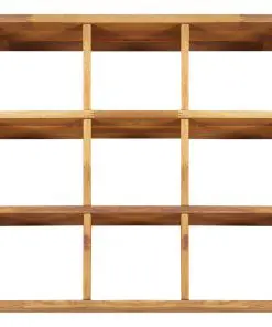 vidaXL Herb Garden Planter Solid Acacia Wood 60x60x15 cm