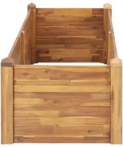 vidaXL Garden Bed 160x60x44 cm Solid Acacia Wood