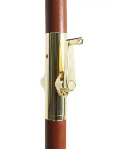 vidaXL Parasol with Wooden Pole 300×258 cm Blue