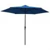 vidaXL Outdoor Parasol with Metal Pole 300 cm Azure vidaXL Outdoor Parasol with Metal Pole 300 cm Azure