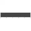 vidaXL 5-panel Wind Screen Fabric 600×120 cm Anthracite