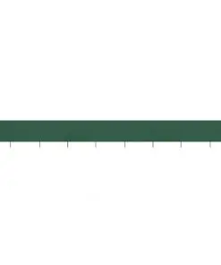 vidaXL 9-panel Wind Screen Fabric 1200×80 cm Green