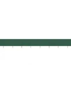 vidaXL 9-panel Wind Screen Fabric 1200×120 cm Green