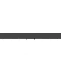 vidaXL 9-panel Wind Screen Fabric 1200×160 cm Anthracite