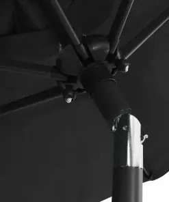 vidaXL Parasol Anthracite 200×211 cm Aluminium