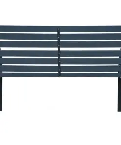vidaXL Garden Bench 120 cm Grey Wood