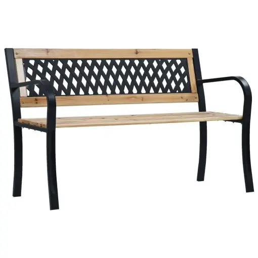 vidaXL Garden Bench 120 cm Wood