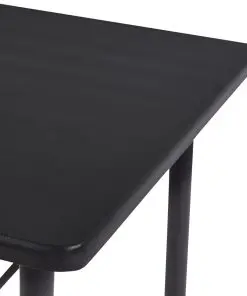 vidaXL Bar Table Black 120x60x110 cm MDF