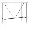 vidaXL Bar Table White 120x60x110 cm MDF