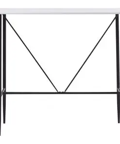 vidaXL Bar Table White 120x60x110 cm MDF